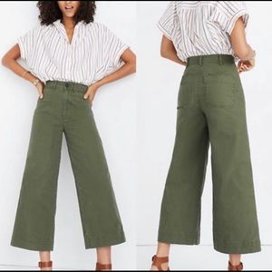 Madewell Slim Emmett Wide Leg Crop Jeans
